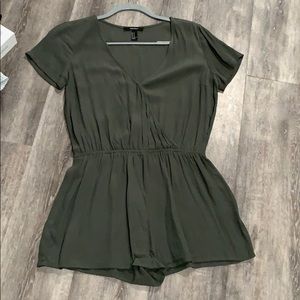 Olive Green Romper